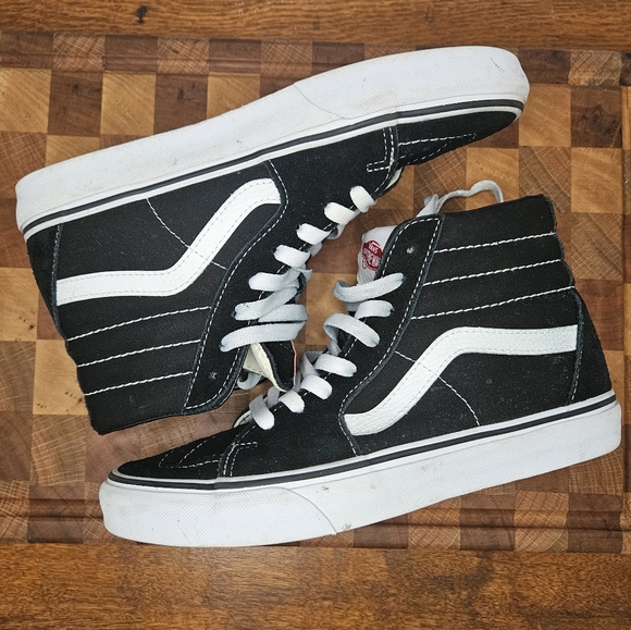 Vans Hightower Black and white suede Size 6.5 men's 8 women's - Picture 14 of 14